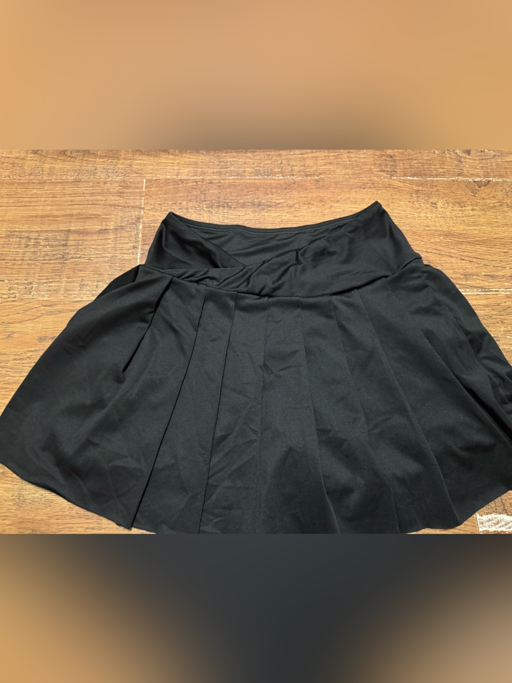 Black mini skort size small
